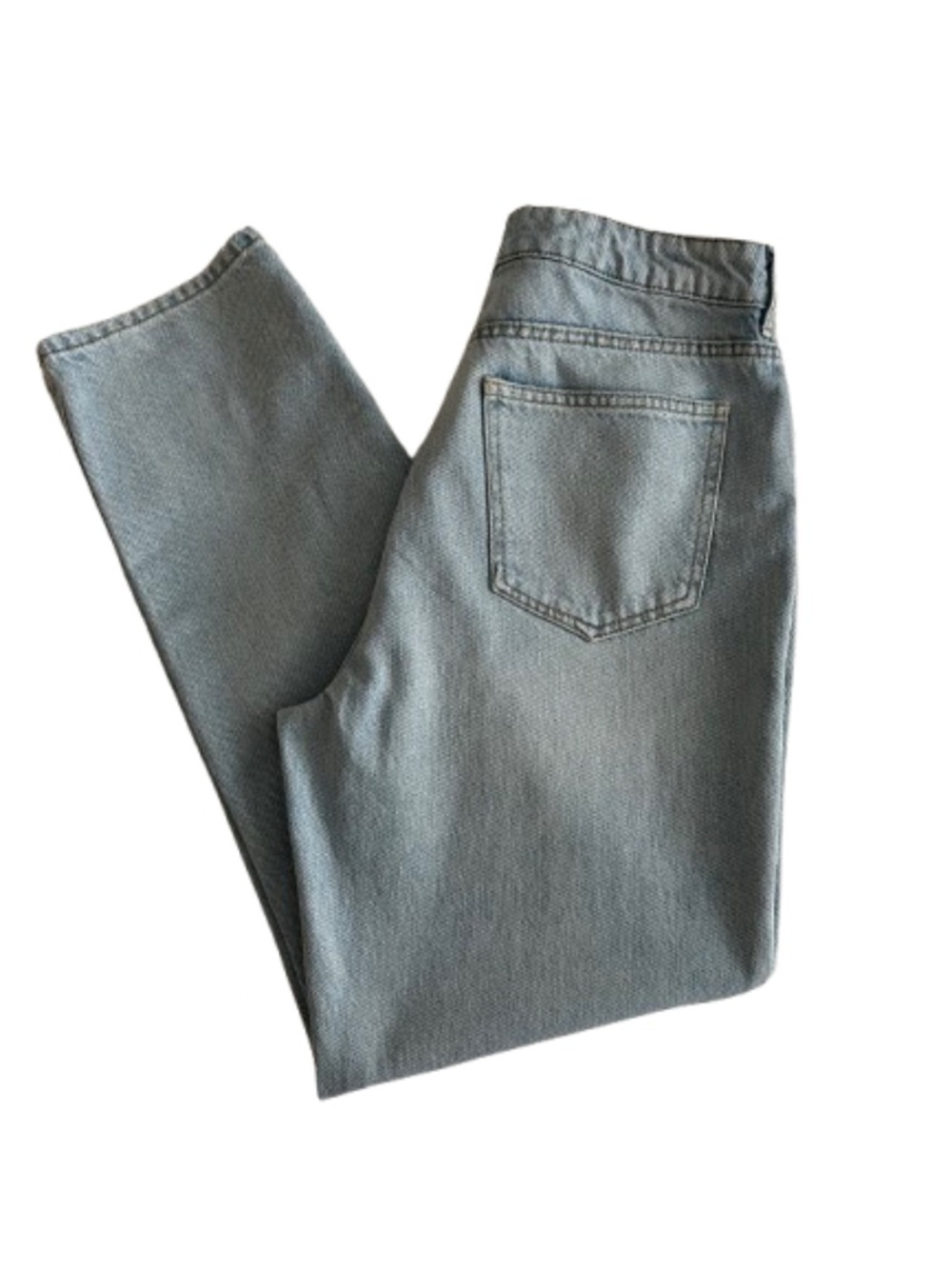 PacSun "MOM Jean" Size 28 Light Blue Denim High Rise Straight Leg Jean Pants